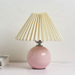 Nordic Ceramic Pleated Table Light | 1-Light Lasson Living
