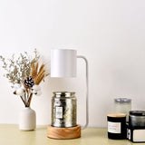 Japanese Wood 1-Light Dimmable Wax Melting Table Lamp Lasson Living