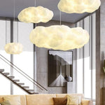 Modern Fibre Cloud Pendant Light 1-Light Lasson Living