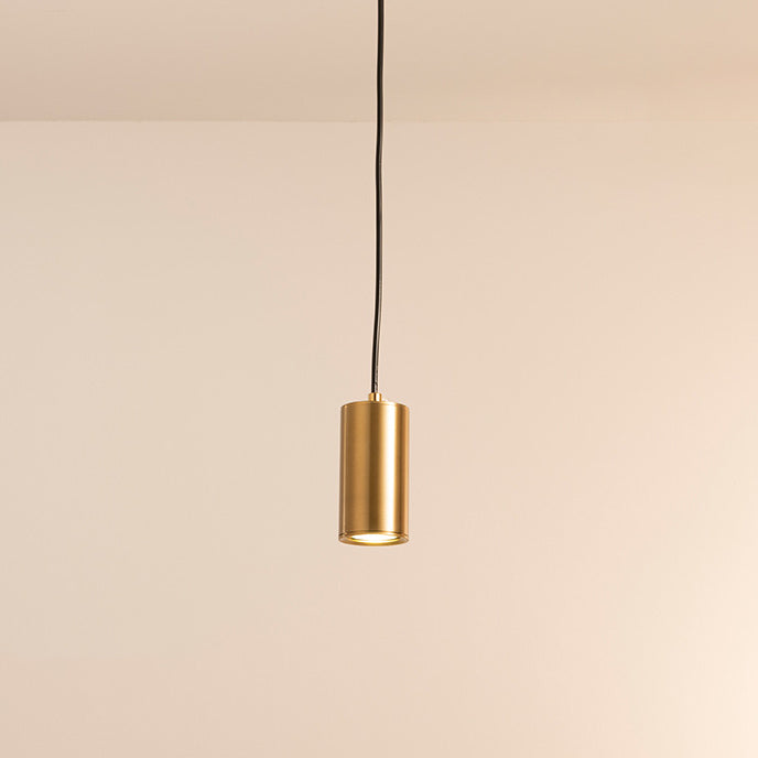 Nordic Minimalist Column Iron Pendant Light 1-Light Lasson Living