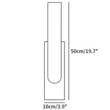Modern Alabaster-Effect Brass Wall Sconce LED 1-Light Lasson Living