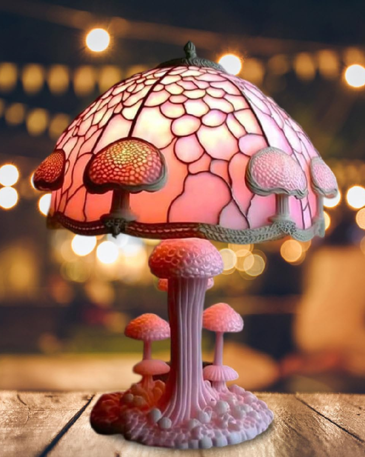 Vintage Mushroom Table Lamp LED 1-Light Lasson Living