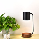 Japanese Wood 1-Light Dimmable Wax Melting Table Lamp Lasson Living