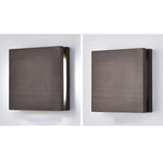Japanese Wooden Square LED Wall Light | 1-Light Lasson Living