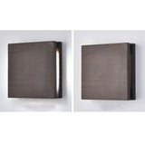 Japanese Wooden Square LED Wall Light | 1-Light Lasson Living