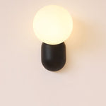 Modern Glass Globe Wall Light | 1-Light Lasson Living
