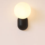 Modern Glass Globe Wall Light | 1-Light Lasson Living
