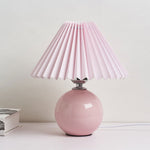 Nordic Ceramic Pleated Table Light | 1-Light Lasson Living