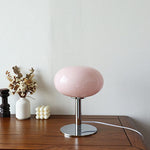 Nordic Vintage Round Glass Table Lamp 1-Light Lasson Living