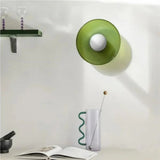 Modern Glass Disc Ceiling and Wall Light LED 1-Light Lasson Living