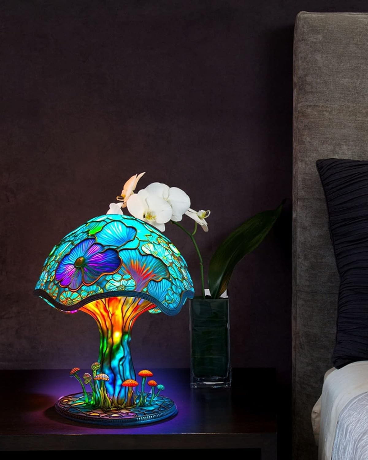 Vintage Mushroom Table Lamp LED 1-Light Lasson Living