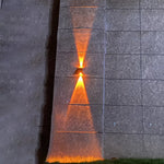 Modern Solar LED Up and Down Wall Light | 1-Light Lasson Living