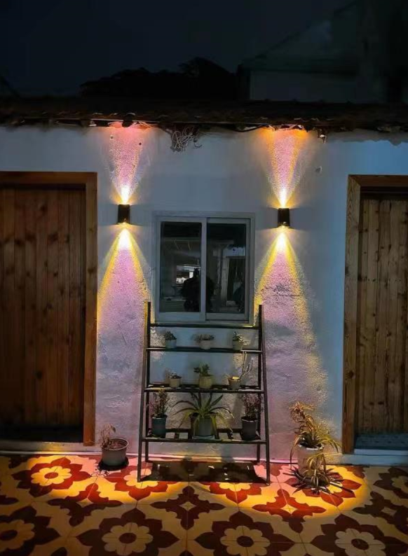 Modern Solar LED Up and Down Wall Light | 1-Light Lasson Living