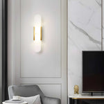 Nordic Alabaster Marble Wall Sconce LED 1-Light Lasson Living