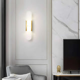 Nordic Alabaster Marble Wall Sconce LED 1-Light Lasson Living