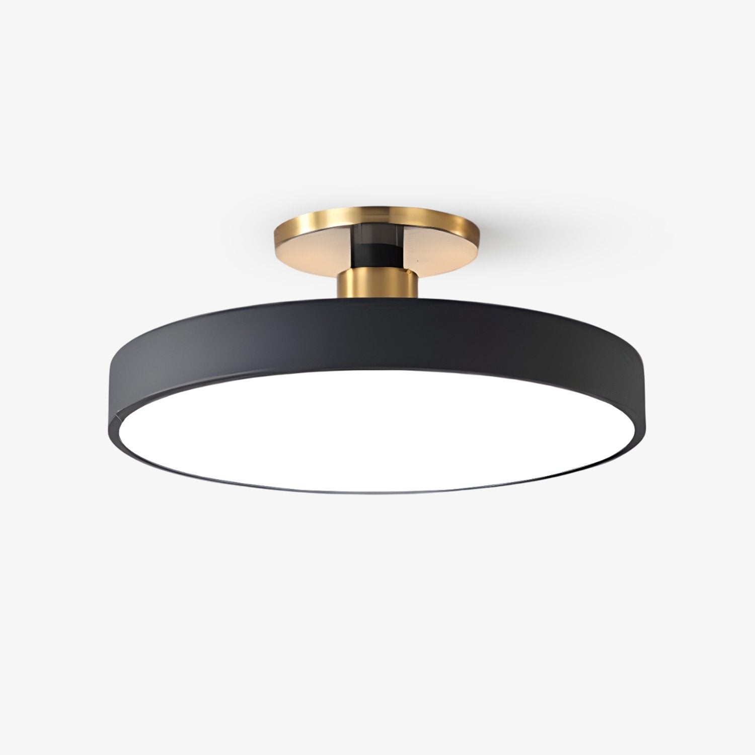 Modern Round LED Flush Mount Ceiling Light 1-Light Lasson Living