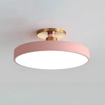 Modern Round LED Flush Mount Ceiling Light 1-Light Lasson Living