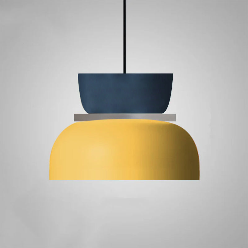 Nordic Zinc Alloy Dual-tone Dome Pendant Light LED 1-light Lasson Living