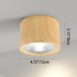 Nordic Cylinder LED Flush Mount Ceiling Light Lasson Living