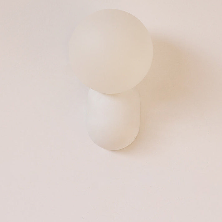 Modern Glass Globe Wall Light | 1-Light Lasson Living