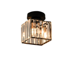 Modern Glass Square Ceiling Light 1-Light Lasson Living