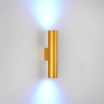 Modern Cylindrical LED 2-Light Wall Sconce Lasson Living