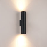 Modern Cylindrical LED 2-Light Wall Sconce Lasson Living
