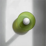Modern Glass Disc Ceiling and Wall Light LED 1-Light Lasson Living