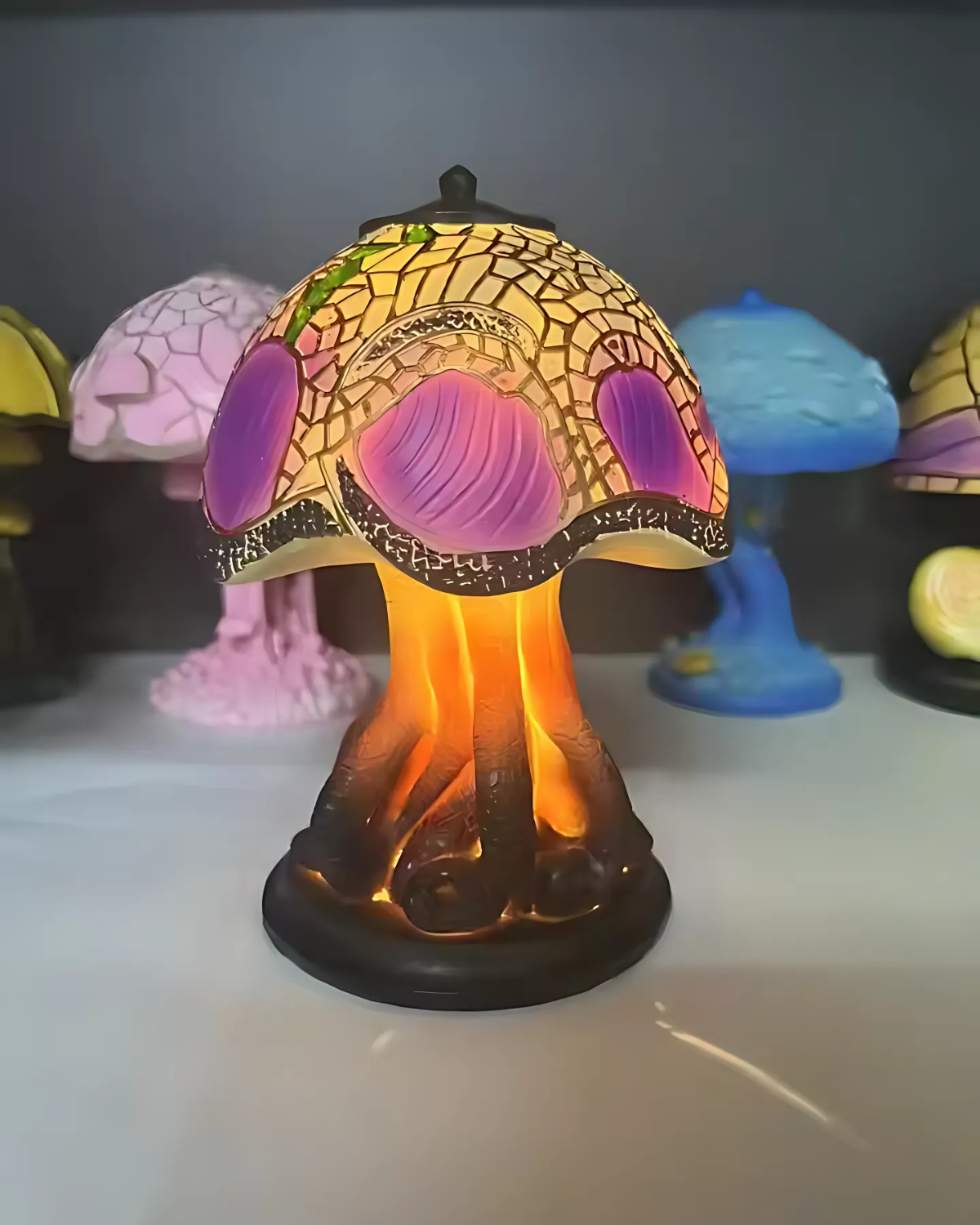 Vintage Mushroom Table Lamp LED 1-Light Lasson Living