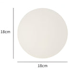 Minimalist Round Glass Wall Sconce LED 1-Light Lasson Living