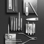 19 In 1 Stainless Steel Manicure Set Nail Clipper Kit With Leather Case - Image 2