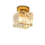 Modern Glass Square Ceiling Light 1-Light Lasson Living