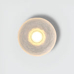 Modern Minimalist Resin Round Wall Sconce LED 1-Light Lasson Living