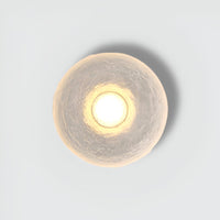 Modern Minimalist Resin Round Wall Sconce LED 1-Light Lasson Living