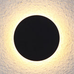 Modern Minimalist Round LED Wall Sconce IP65 Outdoor 1-Light Lasson Living