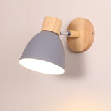 Modern Minimalist Wooden Cone LED Wall Sconce | 1-Light Lasson Living