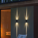 Modern Rectangular LED Outdoor Wall Sconce Light 1-light Ip65 Lasson Living