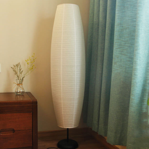 Nordic Rice Paper Column 2-Light Floor Lamp Lasson Living