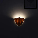 Retro Stained Glass Skirt Shell Wall Sconce LED 1-light Lasson Living
