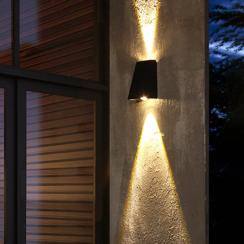 Modern Solar LED Up and Down Wall Light | 1-Light Lasson Living