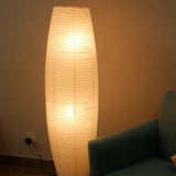 Nordic Rice Paper Column 2-Light Floor Lamp Lasson Living