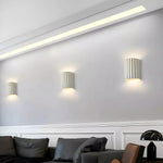 Nordic Resin Striped Wall Sconce LED 1-light Lasson Living