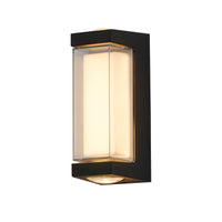 Nordic Minimalist Acrylic Rectangular Outdoor Wall Light LED Up-Down Lasson Living