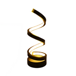 Modern Spiral LED Table Lamp 1-Light Lasson Living