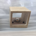 Minimalist Travertine Stone Square Outdoor Wall Light LED 1-Light Lasson Living