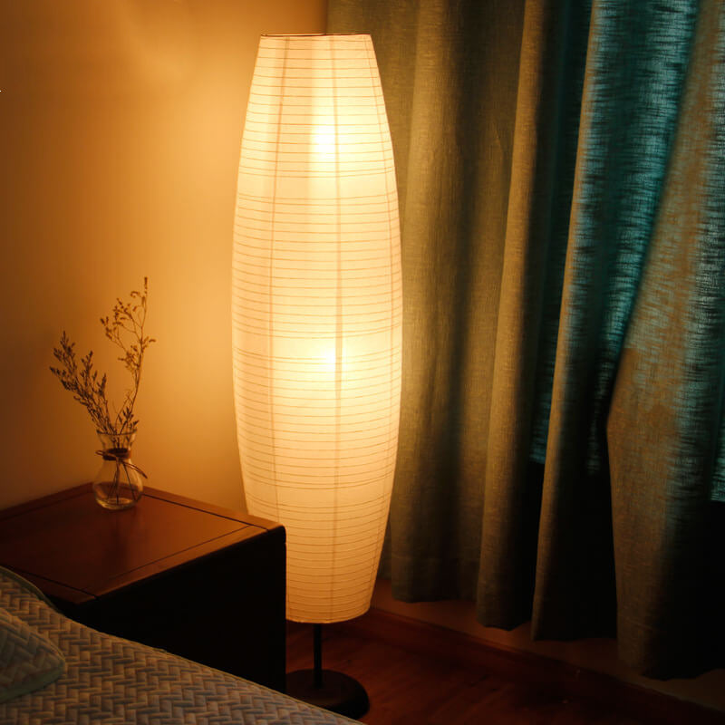 Nordic Rice Paper Column 2-Light Floor Lamp Lasson Living
