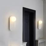 Nordic Minimalist Glass Globe Wall Sconce Light 1-light Lasson Living