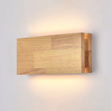 Japanese Wooden Square LED Wall Light | 1-Light Lasson Living