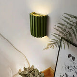 Nordic Resin Striped Wall Sconce LED 1-light Lasson Living