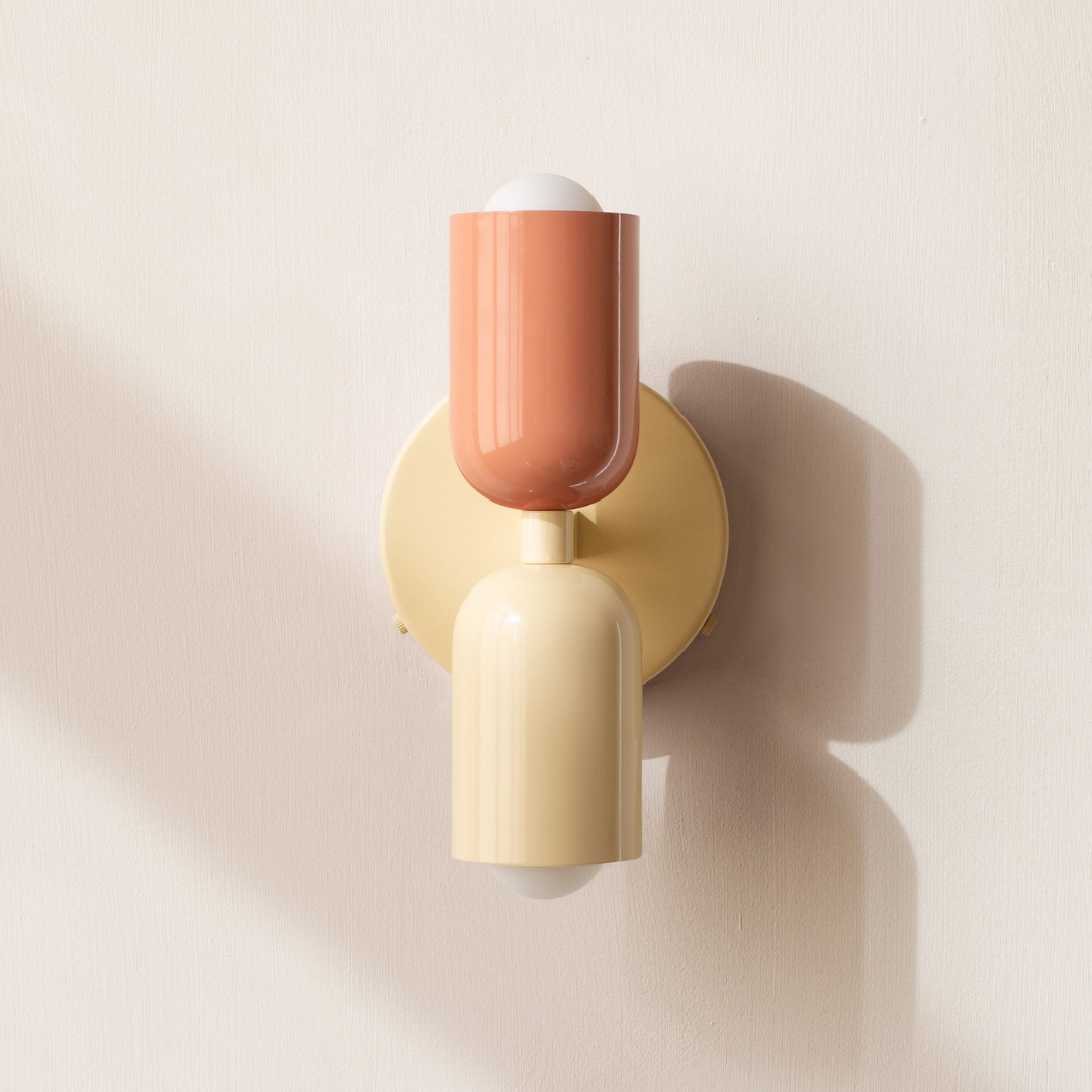 Modern Minimalist Cylinder Wall Sconce LED 2-Light Lasson Living